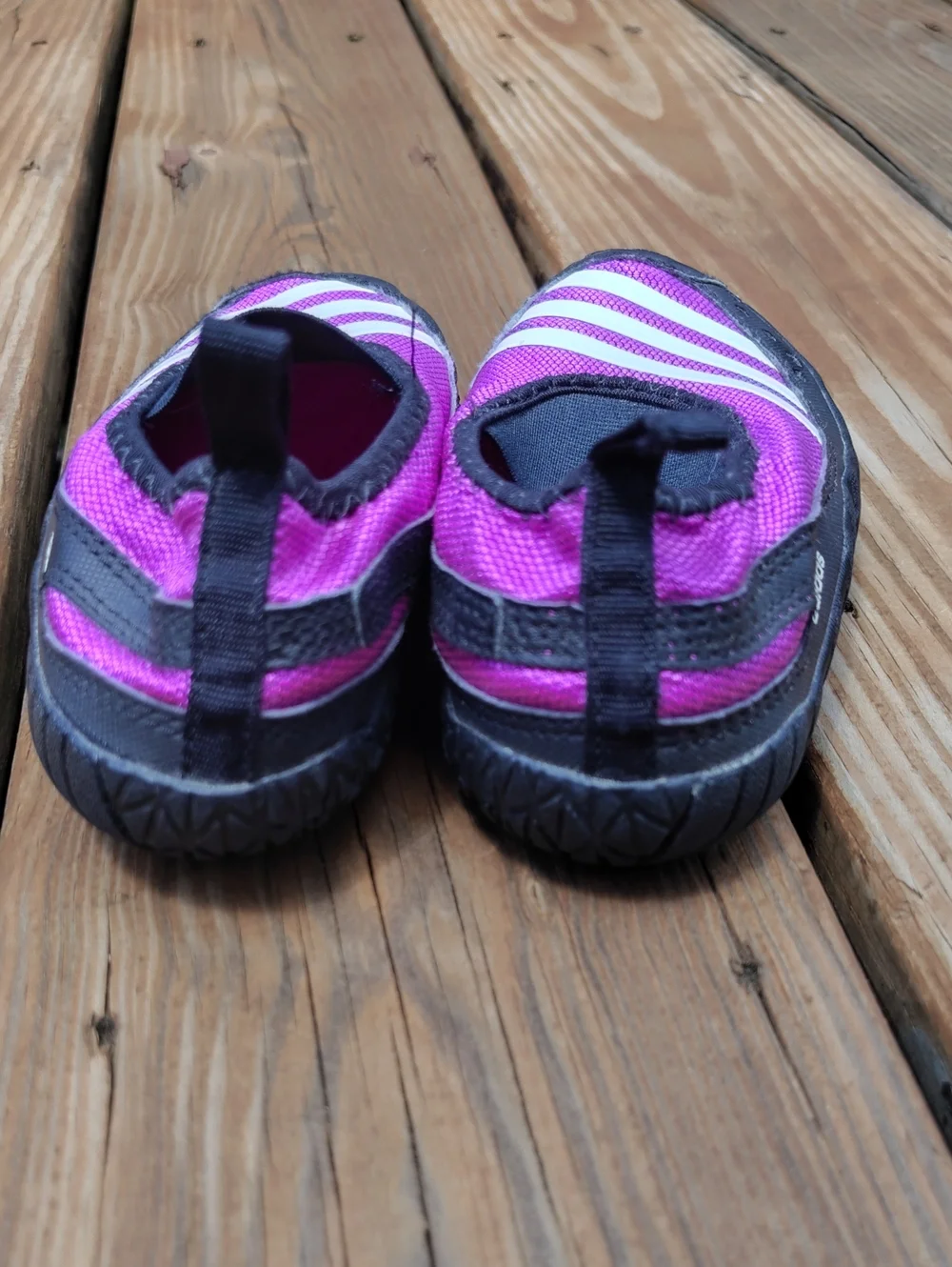 Adidas Magenta Terrex JawPaw K Childrens Slip-On Water Shoes Size 11 Kids